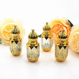 10pcs/lot Mini Empty Perfume Roll On Bottle Thick Glass Essential Oil Vials with Glass Roller Ball Refillable