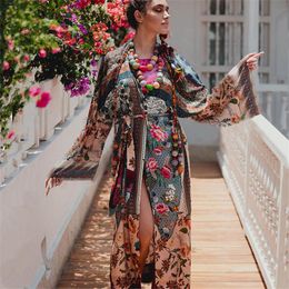 Long Beach Dress Women Bikini Cover Up Swimsuit Kaftan Pareo Summer Cover-Ups Swimwear Tunic Bathing Suit Beachwear Sarongs