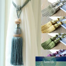 Sheer Curtains 1Pair Curtain Tiebacks Decorative Rope Fringe Clip Tassels 6 Colours Window Curtain Holdback Tie Back Home Decor Accessories