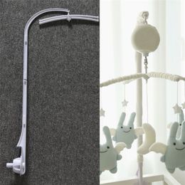 88cm Baby Bed Hanging Rattles Toys Hanger DIY Hanging Baby Crib Mobile Bed Bell Toy Holder 360 Degree Rotate Arm Bracket Set 210320