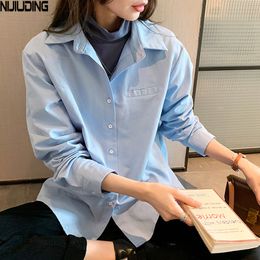 Plus Size 4XL Women Blouse Shirts Spring Female Cusal Long Sleeve Bottoming Shirt Ladies Single-breasted Blusas Tops 210514