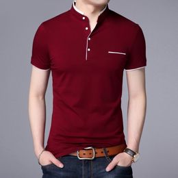 Polo Shirt Men Casual Cotton Solid Color Poloshirt Men's Breathable Tee Shirt Golf Tennis Brand Clothes Plus 210319