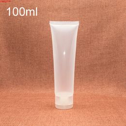 100ml Glossy Plastic Refillable Soft Bottle Empty Facial Cleanser Cosmetic Cream Squeeze Shampoo Lotion Containerbest qualtity