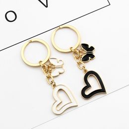 Car Keychain Love Keychain Keyring Metal Key Ring Key Chain Creative Key Holder Auto Accessories