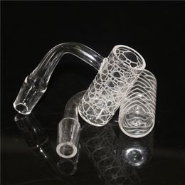 New Color Quartz Banger Smoking Deep Carving Pattern bangers nail 10mm 14mm 19mm Male Female for Dab Rig water pipe bong Hookah