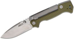 Cold Steel 58SQ Demko AD-15 Scorpion Lock Folding Knife 3.68" S35VN Drop Point Blade, OD Green and black G10 Handles