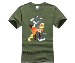 Summer Mens T Shirt Bugs Lola Bunny Spank Punishment 100% Cotton T Tshirt Men 210322 472