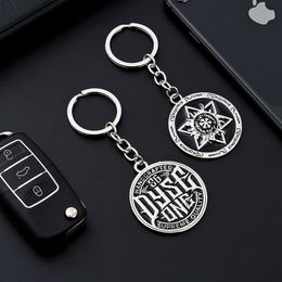 Car Keychain Three-Dimensional Pattern Keychain Creative Key Holder Key Chain Keyring Metal Key Ring Auto Accessories