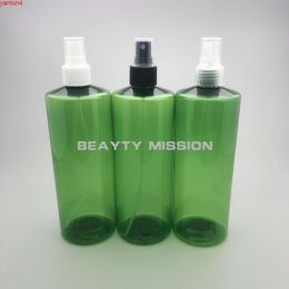 BEAUTY MISSION Green 500ML 12 pcs Empty Plastic Sprayer Bottle with black/transparent/white atomizer Cosmetic Perfume Containergood high qua