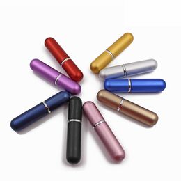 5ml Mini Portable Refillable Perfume Bottle Empty Cosmetic Spray Atomizer Bottles Many Color Perfam Subbottling