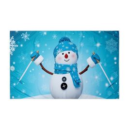 Tapestries 3D Snowman Wall Hanging Cloth Pography Background Painting Tapestry Decoration Blanket Backdrops