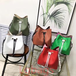 Luxurys Designers NEONOE Bucket Handbags Flower Purses Women Tote Brand Letter High Quantity Genuine Leather Shoulder Bags Crossbody Bag