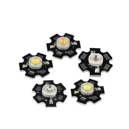 Light Beads 10X 1W 3W High Power LED 20MM PCB White Red Green Blue Yellow Emitter Diode Chip For DIY MR16 GU10 Grow E27 Bulb
