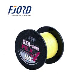 Braid Line FJORD Products TriPoseidon 300M 500M Fishing 4 Strands Braided 8-80LB Multifilament Smooth