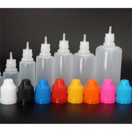 2022 5ml nadelspitze flasche e saft Fabrikauslass Leere E-Liquid-Dropper-Flaschen 5ml 10ml 15ml 20ml 30ml 50ml Nadelflasche mit kindersicheren Kappen und feinen Tipps für E-Vape-Saft