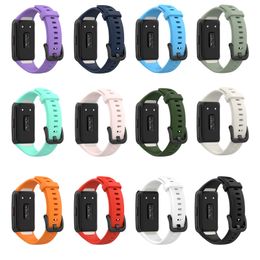 Silicone Wrist Strap For original Huawei Honour Band 6 Smart watch Wristband Sport Bracelet watch Bands for Honour band 6 wholesale