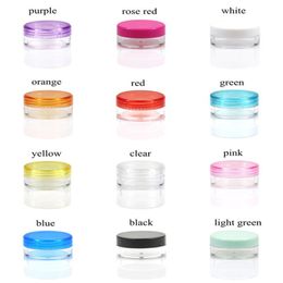 3g 5g Containers Empty Plastic Box Jar Case Make Up Bottle Cosmetic Pot Protable Container Cream Bottles