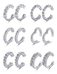 Popular hot selling earrings non pierced cartilage earrings set high-end cz material earrings with cheap price