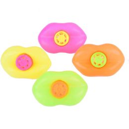 1000pcs Mixed Color Plastic Lip Whistles Kids Birthday Party Supplies Gift Toys Christmas Party Toy Decoration