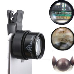 30x CS30X36mm Cell phone Microscope Clip Optical Glass Jewellery Antique Diamond Identification All-Metal HD Magnifying Mirror 30X36 Mobile phone