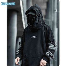 Hip Hop Letter Embroideried Thick Hooded Sweatshirts Harajuku women/Men's clothes clStreetwear Hoodies Casual Cotton Pullover 210813