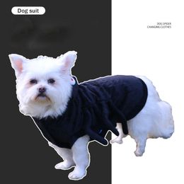 Cool Pet Cat Dog Apparel Halloween Black Spider Cosplay Puppy Sweater Schnauzer Teddy Bichon Dogs Accessories