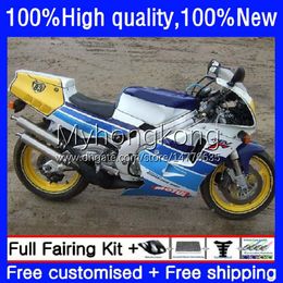 Body Kit For SUZUKI RGV250 SAPC RGVT250 Blue yellow VJ21 250CC 1988 1989 1990 1991 1992 1993 Bodywork 31No.99 RGVT RGV 250 RGVT-250 RGV-250 VJ22 88 89 90 91 92 93 Fairing