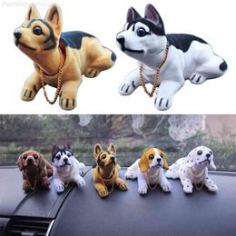 Car Decoration Puppy Ornaments Dashboard Toys Windowsill Desk Office Interior Supplies Boy Man Birthday Gift