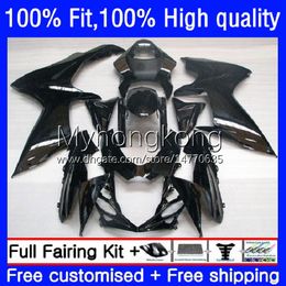 Injection Fairings For SUZUKI GSXR600 K11 GSXR750 23No.10 GSXR 600 750 CC 600CC 11 12 13 14 15 16 17 GSXR-600 750CC 2011 2012 2013 2014 2015 2016 2017 Glossy black OEM Body