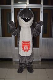 Real Picture shark mascot costume Fancy Dress For Halloween Carnival Party support customization