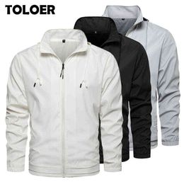 Mens Jackets and Coats Men's Bomber Jacket Spring Autumn Jacket Men 2021 New Fashion White Outdoors Clothes Casual Streetwear Y1109