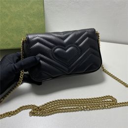 Fashion Classic Luxurys Designers 3 Size Real Genuine leather Bags High quality Women Marmont Crossbody Handbags Purses tote Shoulder bag Handbag GB87
