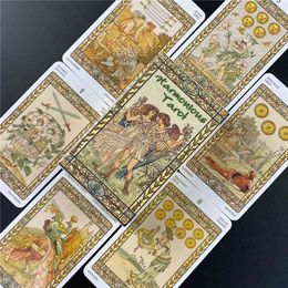 Harmonious Tarot Cards Prophecy Divination Deck English Version Entertainment Board Game love 1TKU