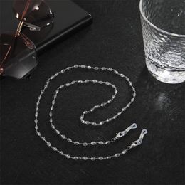 Fashion Glasses Chain for Women Lanyard Clear Stone Crystal Beads Sunglasses Chain Hanging Neck Holder Gift