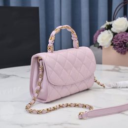 2021 new high quality bag classic lady handbag diagonal bag leather 15-22.5-9.5