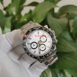 BP Maker top men Wristwatches Watches 40mm Panda Dial 116500 Chronograph work ETA CAL.7750 Movement Stainless Mechanical Automatic Mens watch