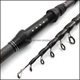 Boat Rods Sports & Outdoors 1.8M-3.0M Mtifunction Spinning Carbon Fish Pole Travel Fishing Rod Trashort Tackle Drop Delivery 2021 Ejlfz