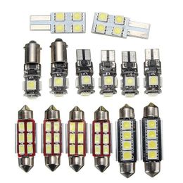 14Pcs Car LED Plate Interior Reading Light Festoon Bulb White Replacement For VW Transporter T5