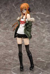 21cm Anime Persona5 Sakura Futaba PVC Action Figure Toy Collection Model Doll Gift Q0722