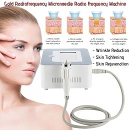 Portable Gold Microneedle RF Radio Frequency Skin Face Lift Wrinkle Removal Beauty Machine