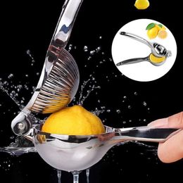 Manual Lemon Squeezer Stainless Steel Orange Juicer Fruit Juice Citrus Press Machine Handle Multifunctional Tool 210628