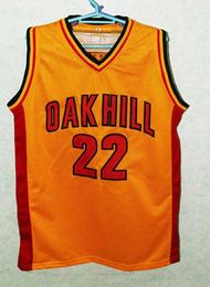 #22 CARMELO ANTHONY Oak Hill High School Basketball Jersey Blue Custom Any Size Throwback Stitched Jerseys