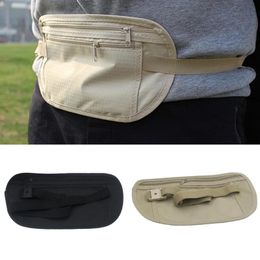 Outdoor Bags Unisex Waist Packs Sport Waterproof Belt Bag Travel Anti-theft Invisible Phone Passports Cash Pouch