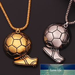Charm Football Soccer Boots Shoes Basketball Pendant Necklace Men Boy Children Gift Necklaces Sporty Style Association Jewellery Factory price expert design