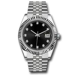 -Billig Diamant Datum-einfach Großhandel Watch für Mann Herren Uhren Quarz Bewegung Schwarz Bezel Armbanduhr Männer Uhren Reloj Montre de Lusso Armbanduhr
