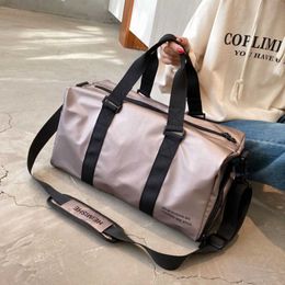 Cosyde Women Gym Bag Shoulder Crossbody Handbag Travel Bags Large Luggage Outdoor Sports Duffle For Shoes Bag Fitness Training Y0721