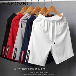 EAEOVNI Summer Casual Shorts Men Man Bermuda Beach Running Jogging Sport Breathable Boardshorts 210713