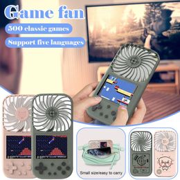 Handheld Retro Hand Held Fan Built-in 500in1 Portable Players Game