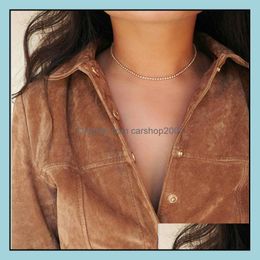 Chokers & Pendants Jewelryluxury Rhinestone Choker Necklaces For Women Fashion Statement Jewellery Aessories Temperament Collar Necklace Birth