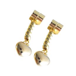 Anime Earring X Hisoka Cosplay Golden Heart Costume Prop Earrings Jewelry Gifts For Men Women Christmas Stud
